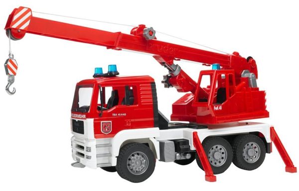 BRU2770 - MAN 6x4 Camion grue pompiers Ech:1/16 - 1