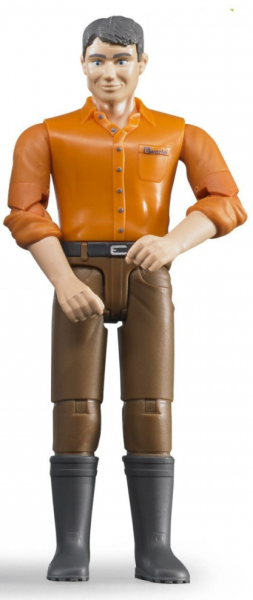 BRU60007 - Homme brun avec pantalon marron Ech:1/16 - 1