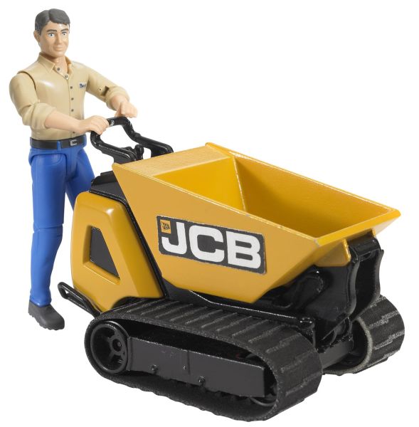 BRU62004 - DUMPER JCB avec 1 personnage Ech:1/16 - 1