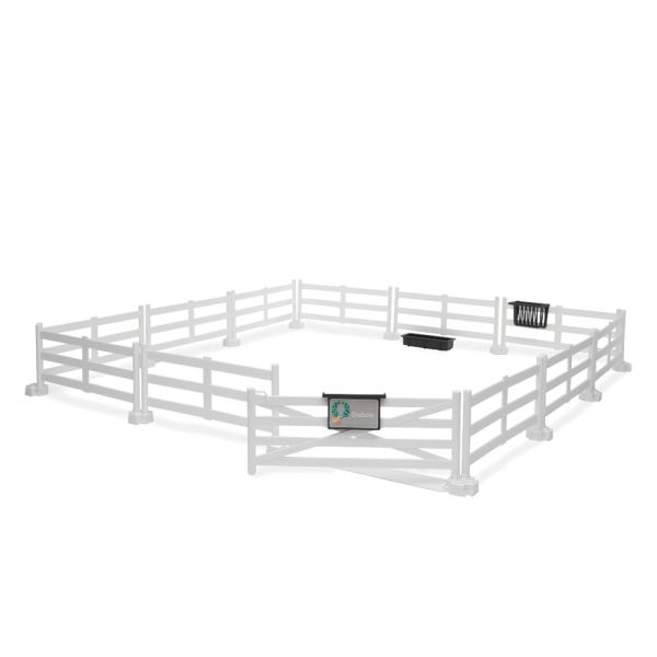 BRU62502 - Lot de barriéres blanche avec accessoires Ech:1/16 - 1