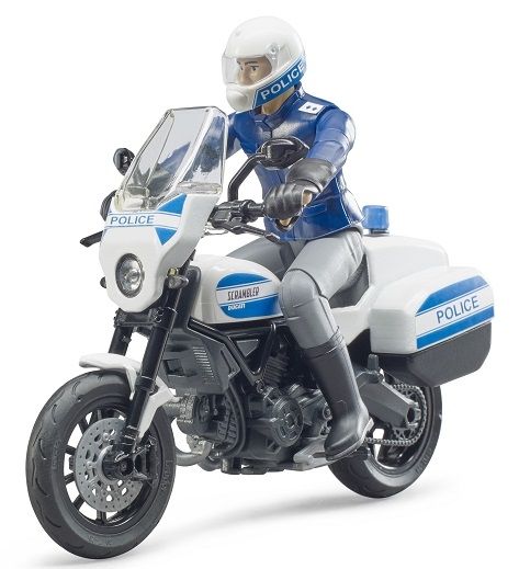 BRU62731 - Moto de police DUCATI Scrambler avec chauffeur - 1