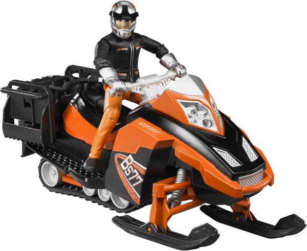 BRU63101 - Moto neige avec personnage Ech:1/16 - 1