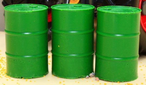 BT3050 - 3 barrils verts miniatures - 1