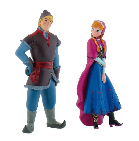 BUL13060 - Figurine LA REINE DES NEIGES - ANNA et KRISTOFF - 1