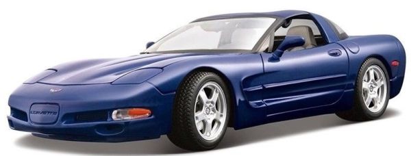 BUR12038 - CHEVROLET Corvette bleu - 1