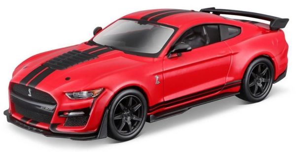 BUR18-43050 - FORD Shelby GT500 2020 rouge à bandes noires - 1