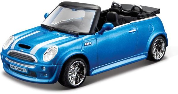 BUR43041BL - Mini Cooper S cabriolet bleu - 1