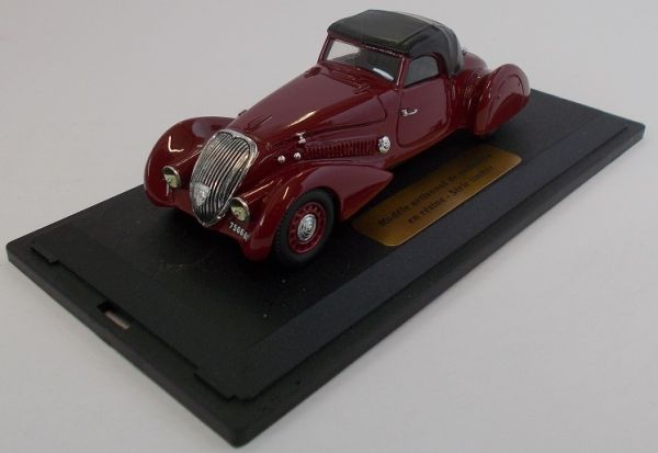CLASSC1006 - PEUGEOT 402 Darl'Mat cabriolet 1937 rouge - 1