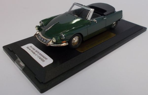 CLASSC1035 - CITROEN DS Gété Bossaert V cabriolet ouvert 2 portes vert - 1