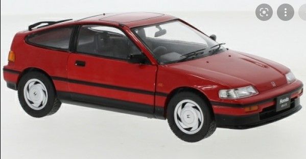 WBXWB124074 - HONDA CR-X 1987 Rouge - 1