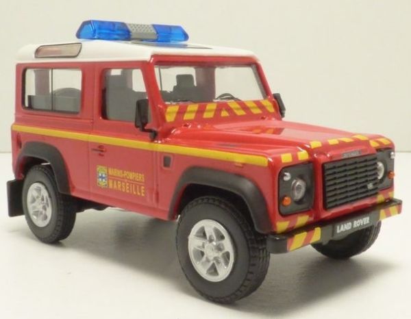 CAR143PND55240S - LAND ROVER Defender 4x4 marins pompiers de Marseille - 1