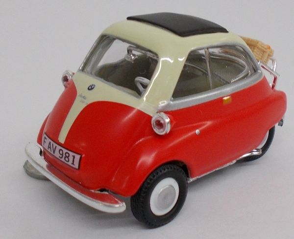 CAR251PNDC - BMW Isetta 250 rouge et blanc - 1