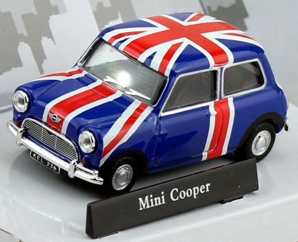 CAR251PNDF - MINI COOPER Union Jack drapeau anglais - 1