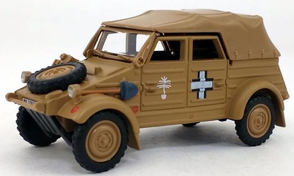CAR4-90750 - VOLKSWAGEN Kubelwagen 82 version sable 1940 armée allemande division de l' Afrika Korps - 1