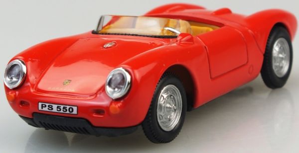 CAR813055B - PORSCHE 550A Spyder rouge VENDUE EN BOITE ABIMEE - 1