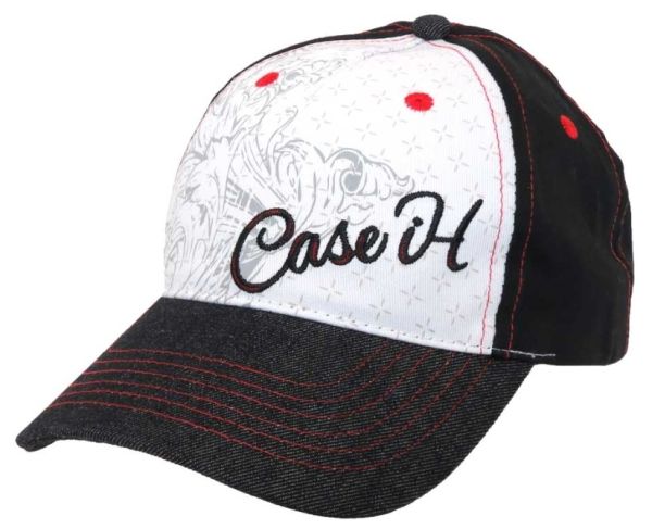 CAS253849 - Casquette Pour femme CASE IH Noire et blanche - 1