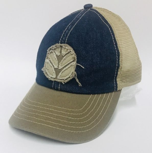 CAS288320 - Casquette en maille NEW HOLLAND Beige et Jean - 1