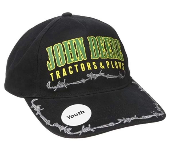 CASJSH373KY - Casquette JOHN DEERE Tractors & Plows Noire - 1