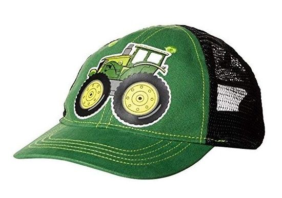 CASJSH963GT - Casquette enfant JOHN DEERE avec tracteur en maille - 1