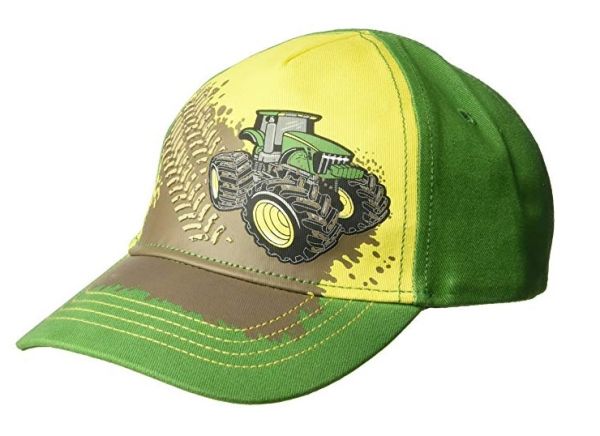 CASJSH964GT - Casquette avec Tracteur JOHN DEERE Verte et Jaune - 1