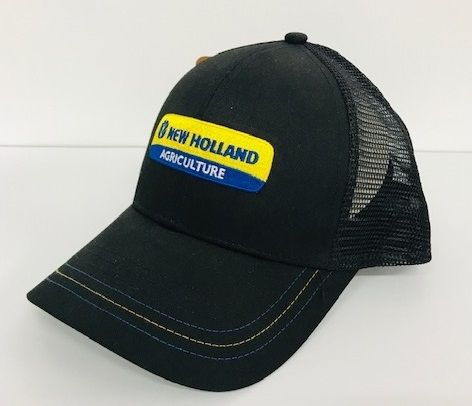CASNH021 - Casquette NEW HOLLAND Noire en maille - 1
