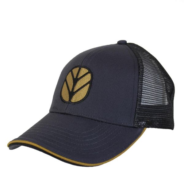 CASNH5000 - Casquette NEW HOLLAND Noire et doré en Maille - 1