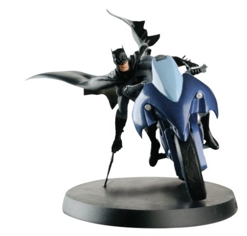 MAGCDCUKCYCLE - Figurine DC Comics BATMAN avec sa BATCYCLE - 1