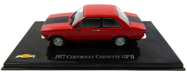 MAGCHECHEVETTE - CHEVROLET Chevette GPII 1977 rouge à bandes noires - 1