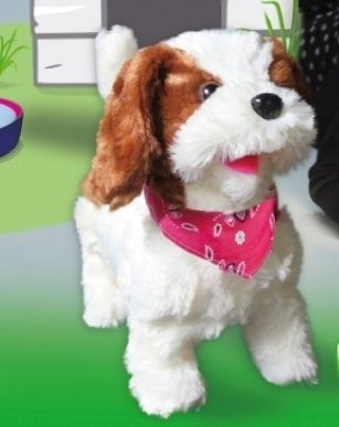 JAM460340 - Chien Lucky Brun et Blanc Radiocommandé - 1