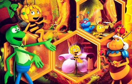 CLE07217 - Puzzle 100 Pièces MAYA L'ABEILLE ET SES AMIS 38 x 30 cm - 1