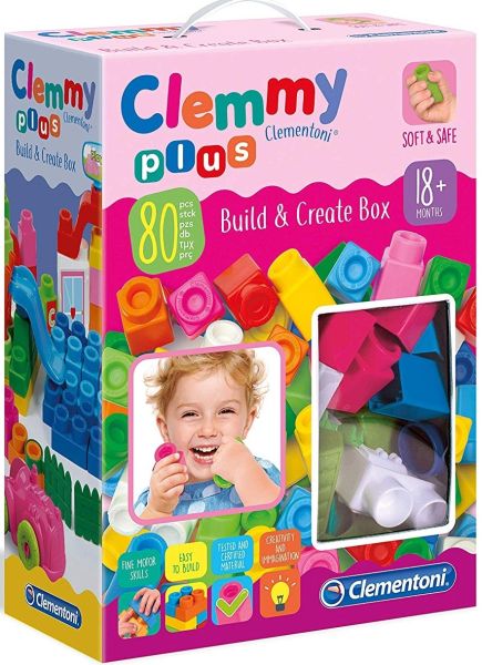 CLE17258 - Construire et créer une boîte de 80 Pièces pour filles - 1