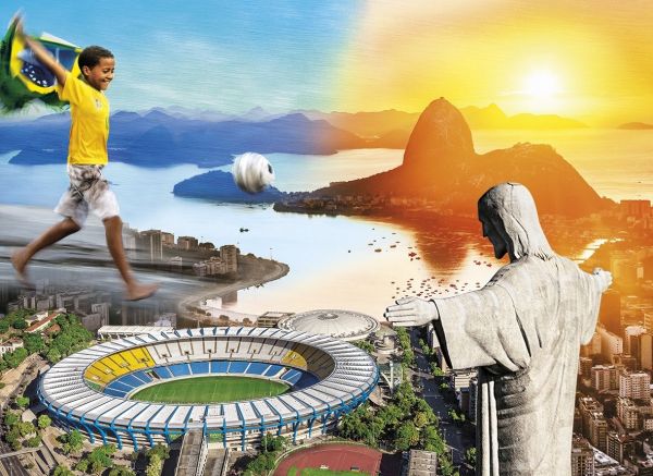 CLE39281 - Puzzle 1000 Pièces BRÉSIL 69 x 50cm - 1