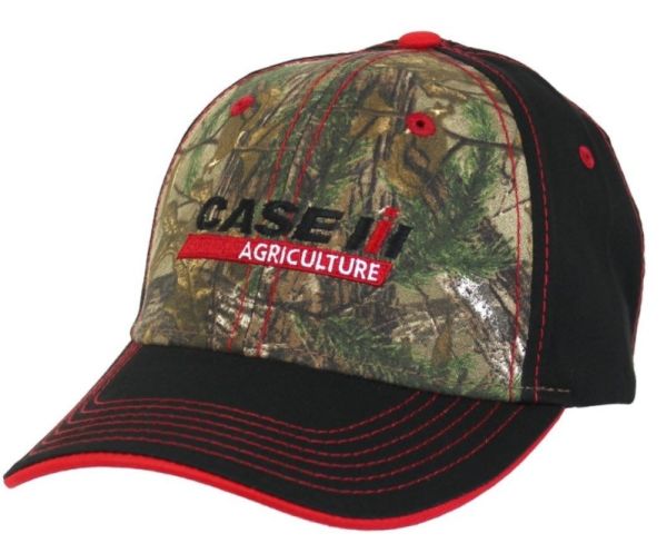 CASCNH105 - Casquette CASE IH Noire et camouflage - 1