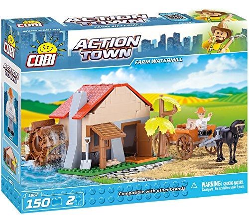 COB1862 - Moulin à eau avec un Personnage - 150 Pièces - 1
