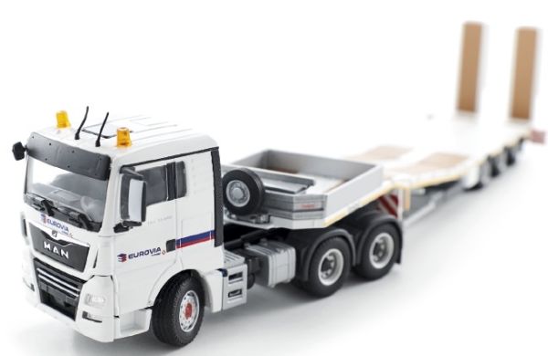 CON76230/02 - MAN TGX XXL Euro 6 6x4 marquage EUROVIA avec semi porte engins 3 essieux NOOTEBOOM - 1