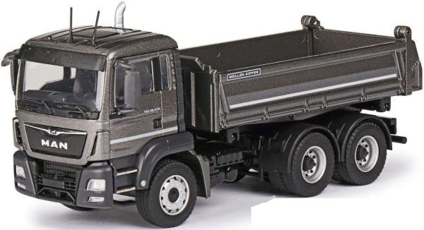 CON77181/10 - MAN TGS Euro 6 6x4 porteur avec benne basculante Meiller-3 - 1