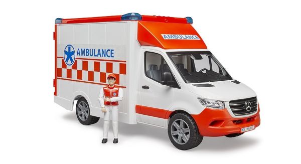 BRU2676 - Véhicule Ambulance Mercedes Benz Sprinter avec conducteur - 1