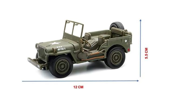Jeep Willys 106mm Solido 1/43 - Armée Française Indochine - Neuf Sous Boîte (Réf 6157)