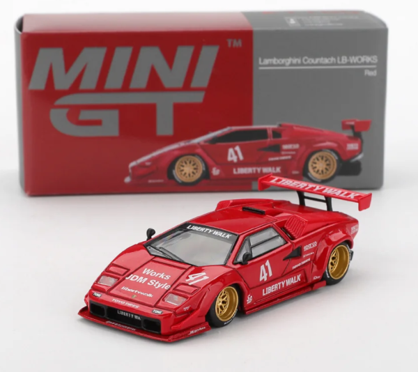 MGT01100-L - LAMBORGHINI Countach LB-Works rouge 2025 - 1