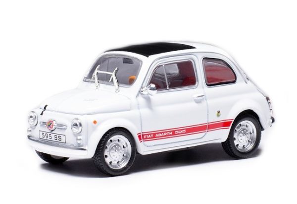 IXOCLC484N.22 - FIAT Abarth 595 SS 1957 Blanche - 1