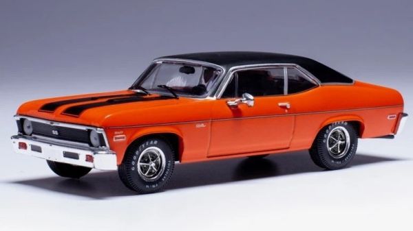 IXOCLC596 - CHEVROLET Nova SS 1971 Orange et noir - 1
