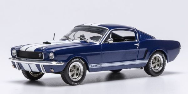 IXOCLC613N.22 - SHELBY GT 350 1965 Bleu foncé et Blanc - 1