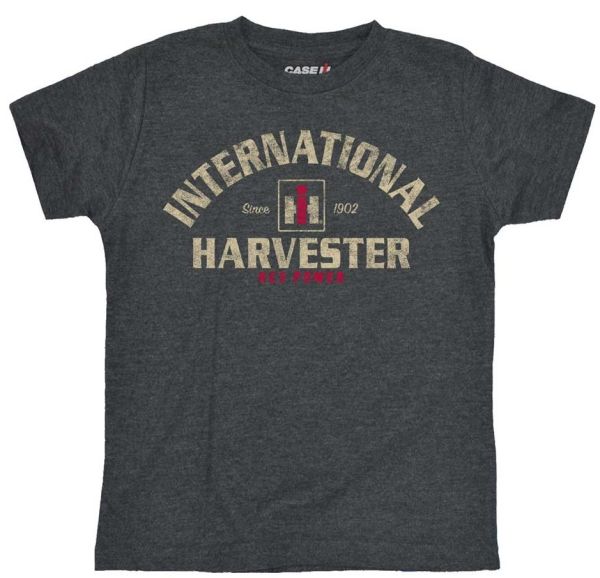 D15741L - Tee-shirt International Harvester - gris TAILLE L ENFANT - 1