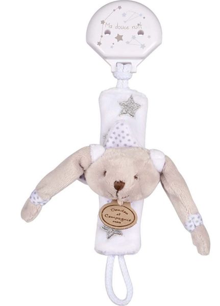 DC2509LAPETOILE - Attache-sucette - Lapin étoile - 1