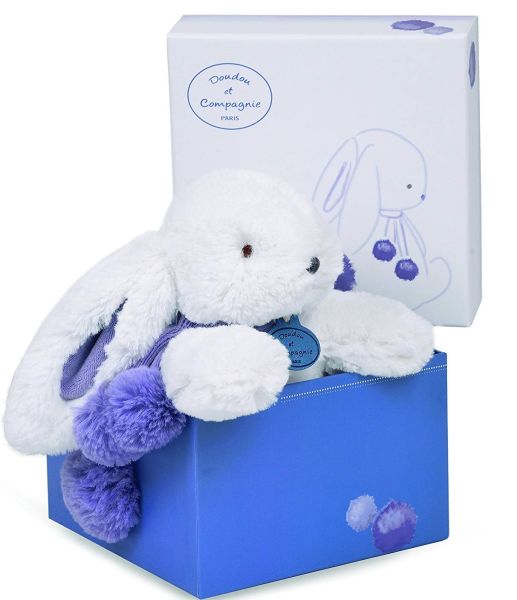 DC2681 - Doudou Lapin pompon - Violet - 1