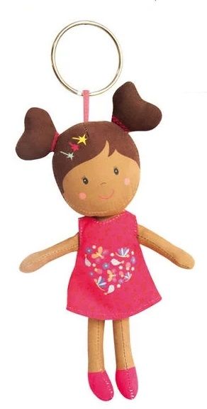 DC2933BRUNE - Porte-clés UNICEF - Petite fille brune - 1