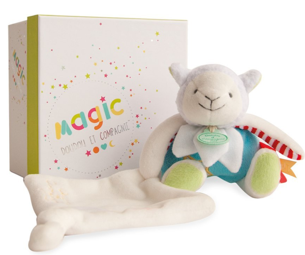 DC3026 - Pantin Luminescent Agneau avec Doudou - 1