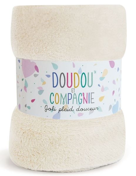 DC3034BEIGE - Plaid douceur - Beige - 100 x 70 cm - 1