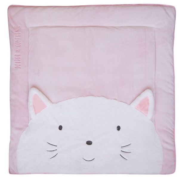 DC3062 - Tapidou - Chat rose - 100 x 100 cm - 1