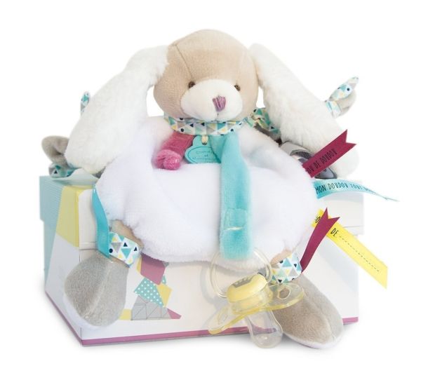 DC3070 - CHIEN TOOPI - Doudou attache-sucette - 1